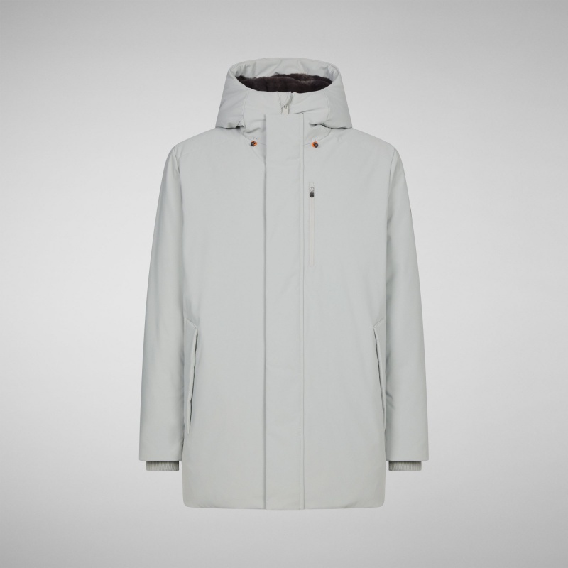 Save The Duck Antoine Encapuchado Parka Gris | OBQFU5324