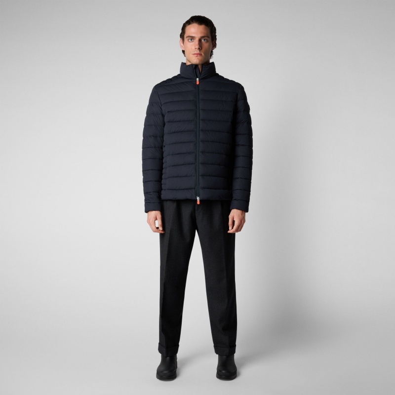 Save The Duck Ari Stretch Puffer Jacket Azules Negras | CHIZR4107