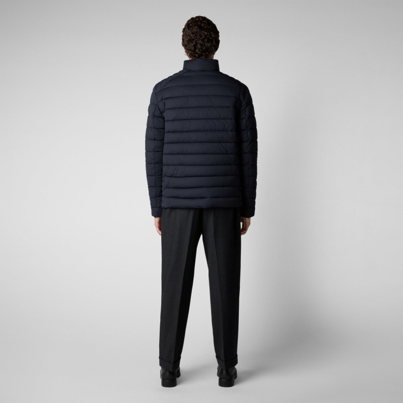 Save The Duck Ari Stretch Puffer Jacket Azules Negras | CHIZR4107