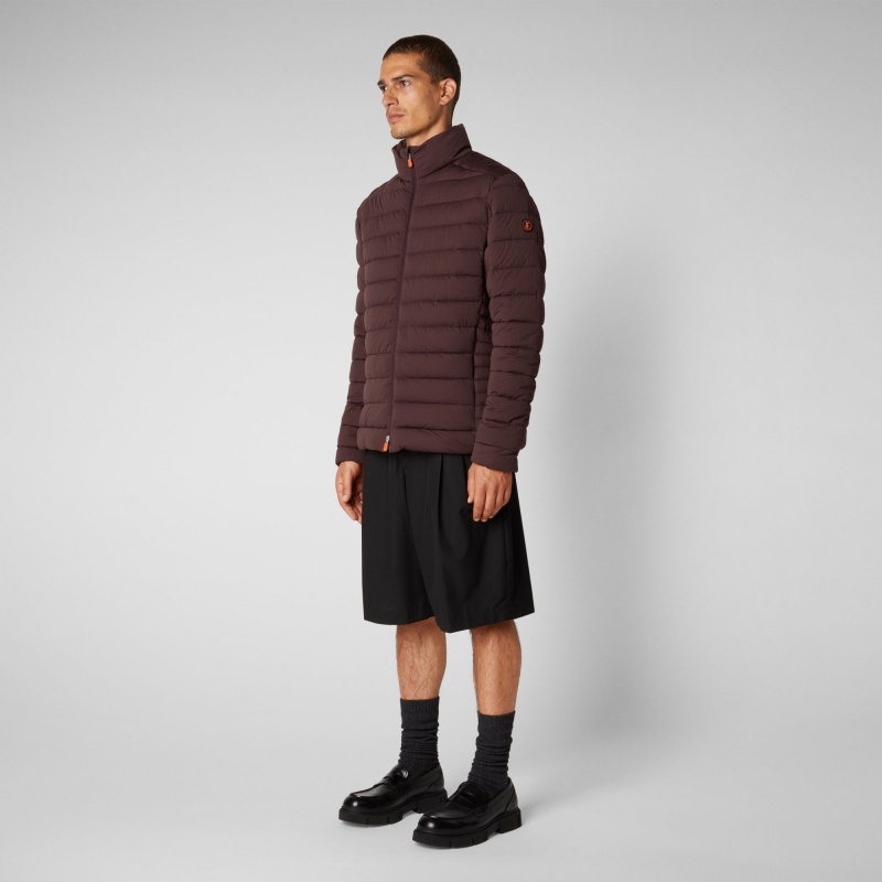 Save The Duck Ari Stretch Puffer Jacket Burdeos Negras | ZHLWG2316