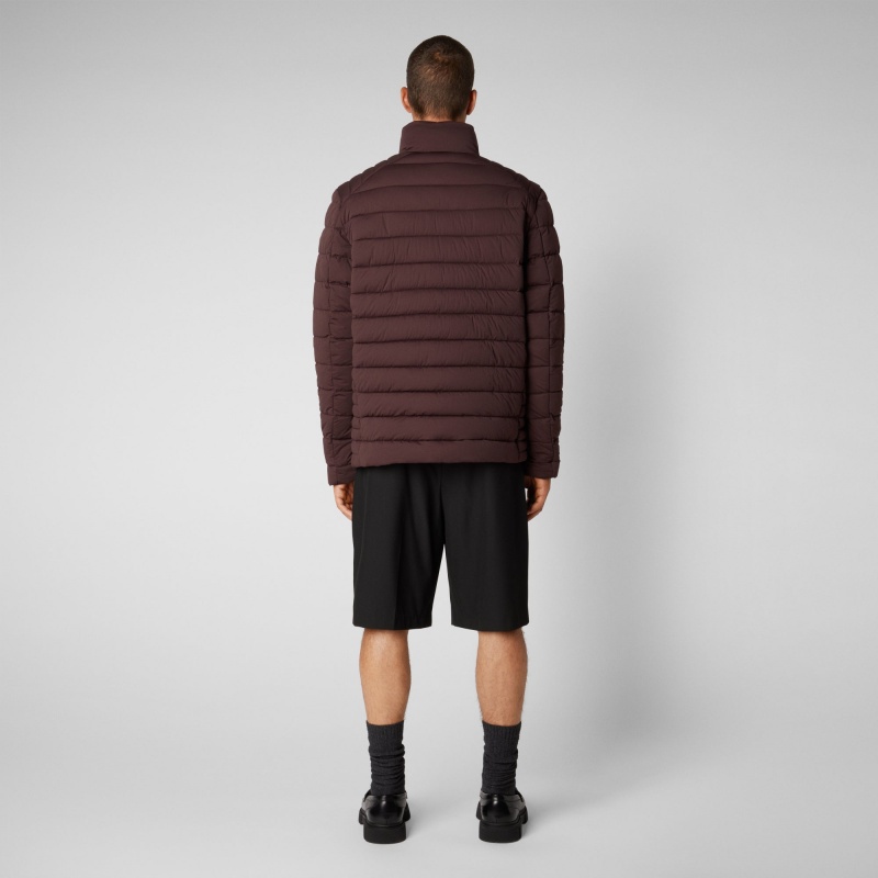 Save The Duck Ari Stretch Puffer Jacket Burdeos Negras | ZHLWG2316