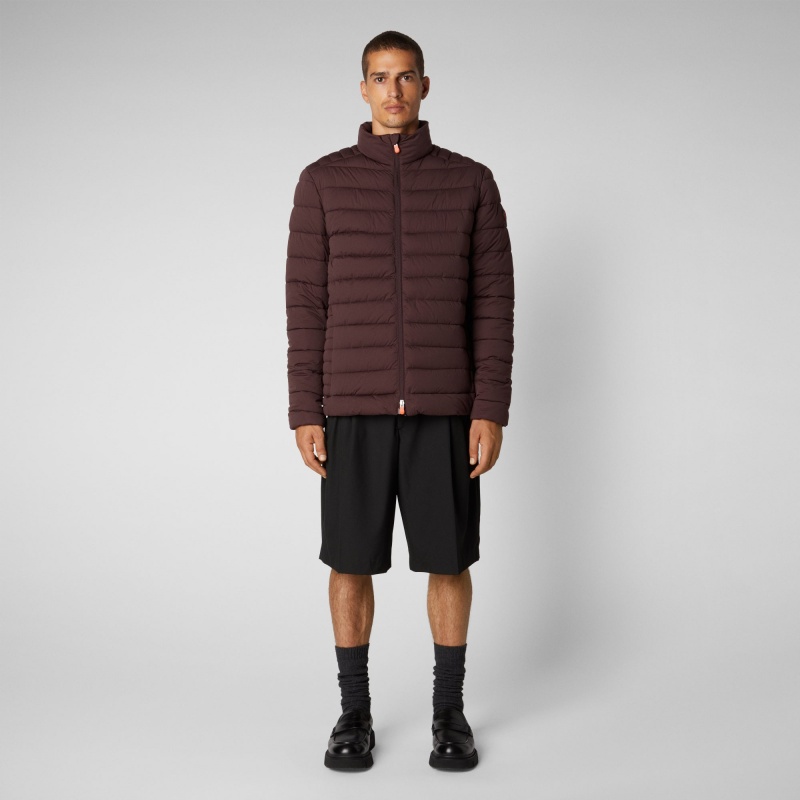 Save The Duck Ari Stretch Puffer Jacket Burdeos Negras | ZHLWG2316