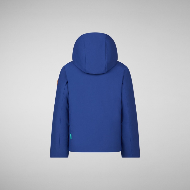 Save The Duck Boky Encapuchado Jacket Azules | PUGKF3692