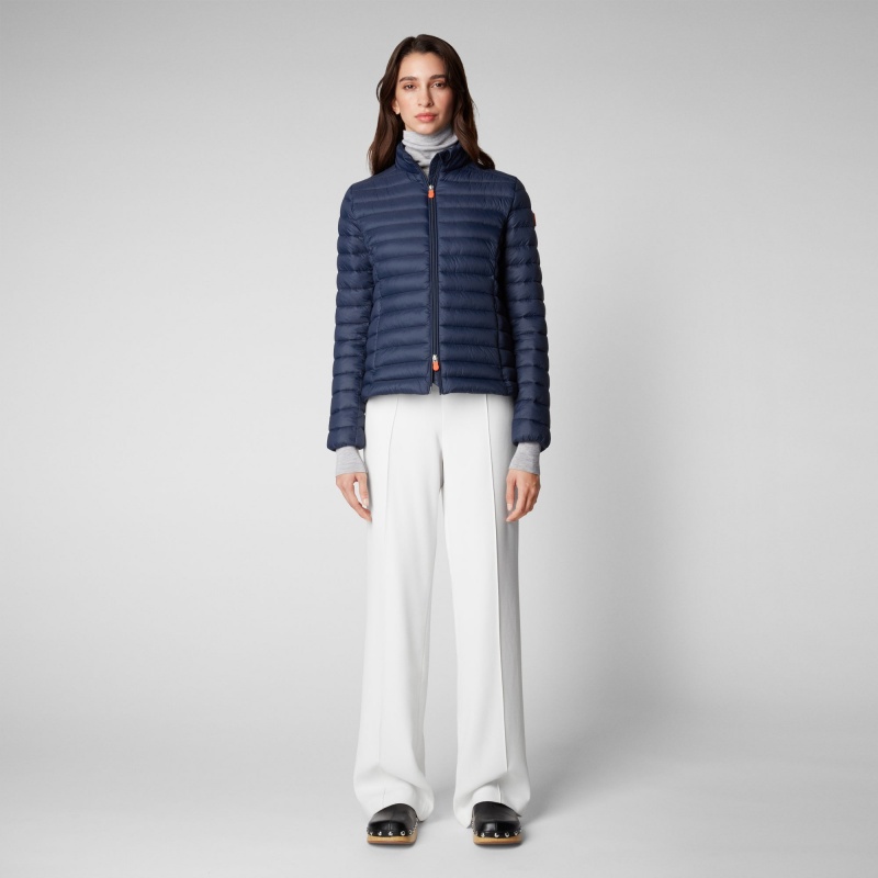 Save The Duck Carly Puffer Jacket Azul Marino Azules | ZCADI7061