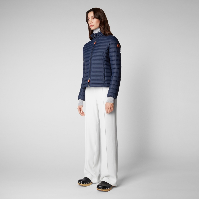 Save The Duck Carly Puffer Jacket Azul Marino Azules | ZCADI7061