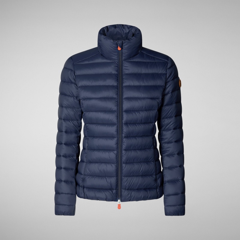 Save The Duck Carly Puffer Jacket Azul Marino Azules | ZCADI7061