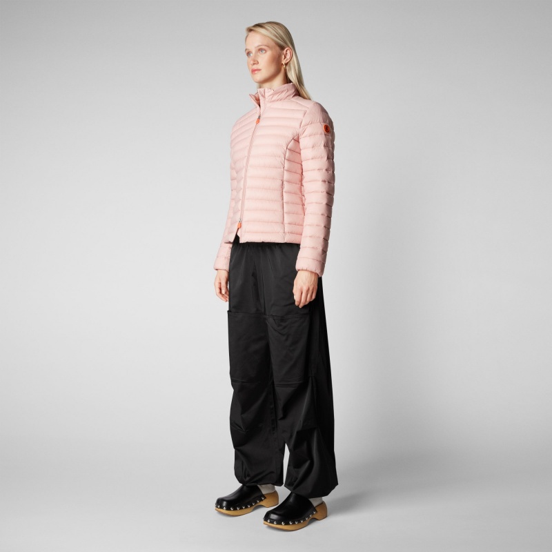 Save The Duck Carly Puffer Jacket Rosas | JDWXZ6319