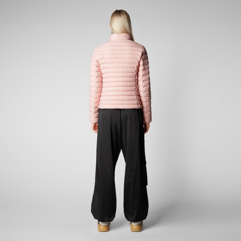 Save The Duck Carly Puffer Jacket Rosas | JDWXZ6319