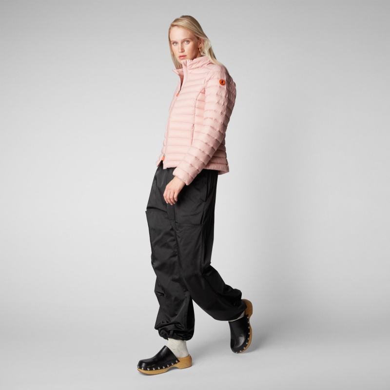 Save The Duck Carly Puffer Jacket Rosas | JDWXZ6319