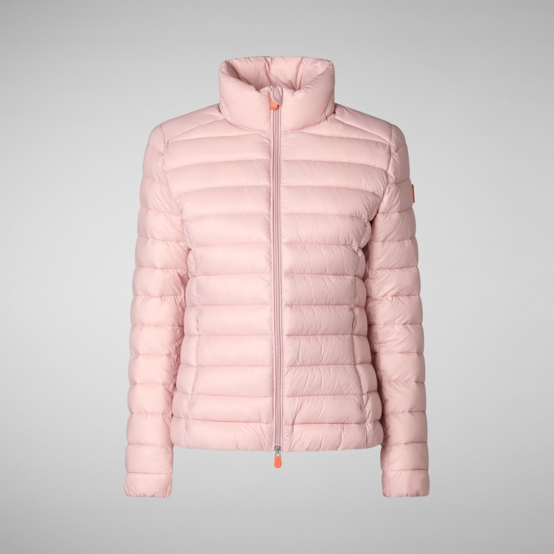 Save The Duck Carly Puffer Jacket Rosas | JDWXZ6319