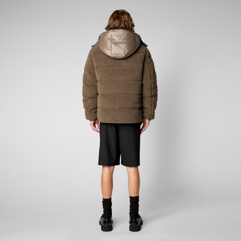 Save The Duck Cereus Puffer Jacket Gris | SQHDN8416