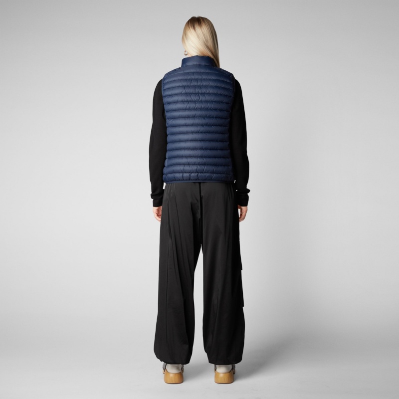 Save The Duck Charlotte Puffer Vest Azul Marino Azules | FKAVI4958
