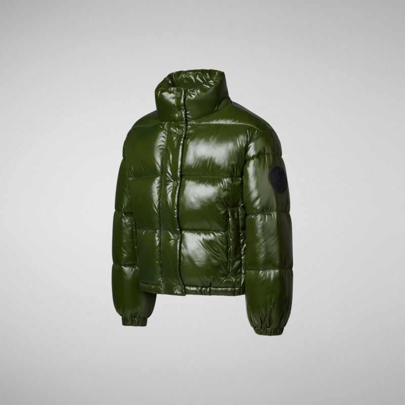 Save The Duck Cini Puffer Jacket Verde | MLXUD7354
