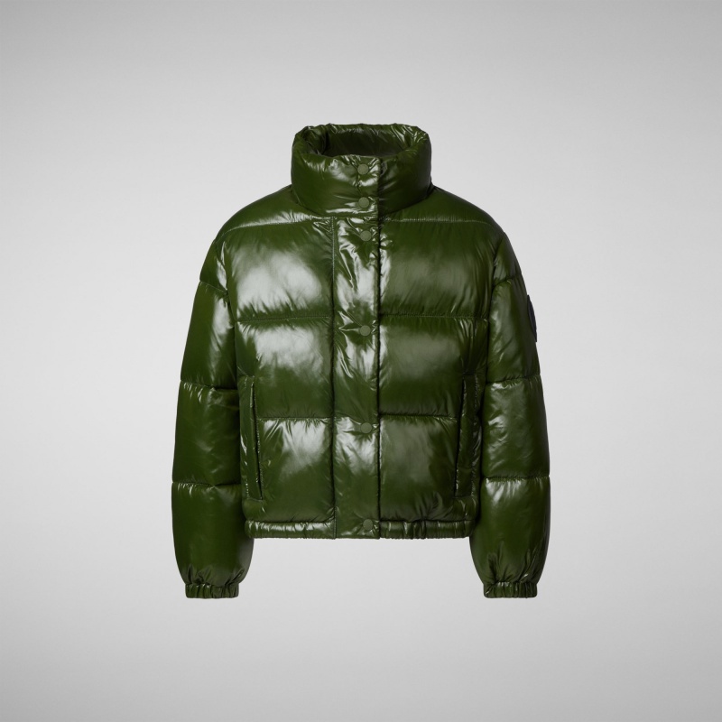 Save The Duck Cini Puffer Jacket Verde | MLXUD7354