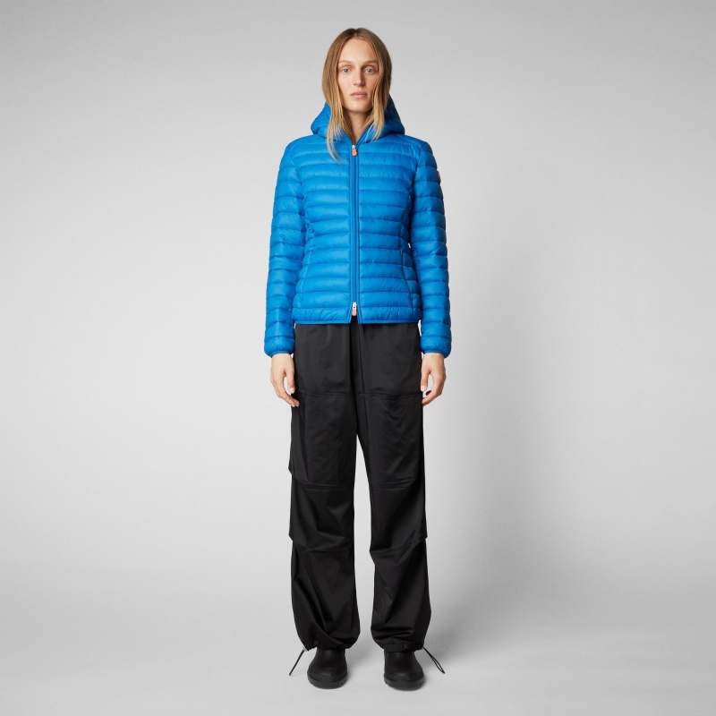 Save The Duck Daisy Encapuchado Puffer Jacket Azules | GILYK5986