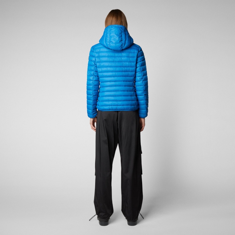 Save The Duck Daisy Encapuchado Puffer Jacket Azules | GILYK5986