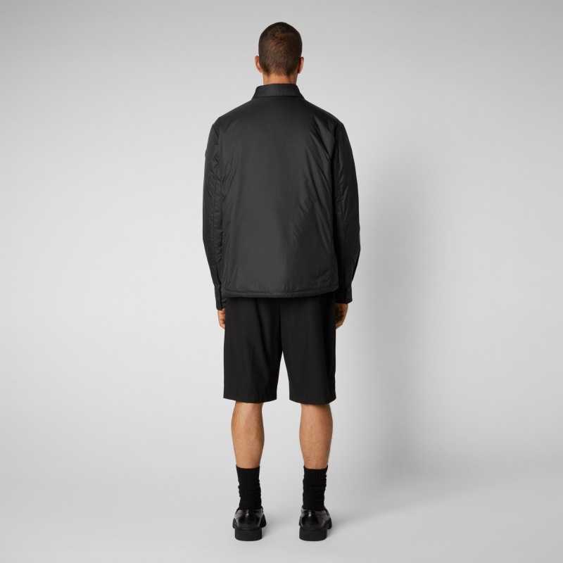 Save The Duck Desmond Shirt Jacket Negras | EFYTZ3087