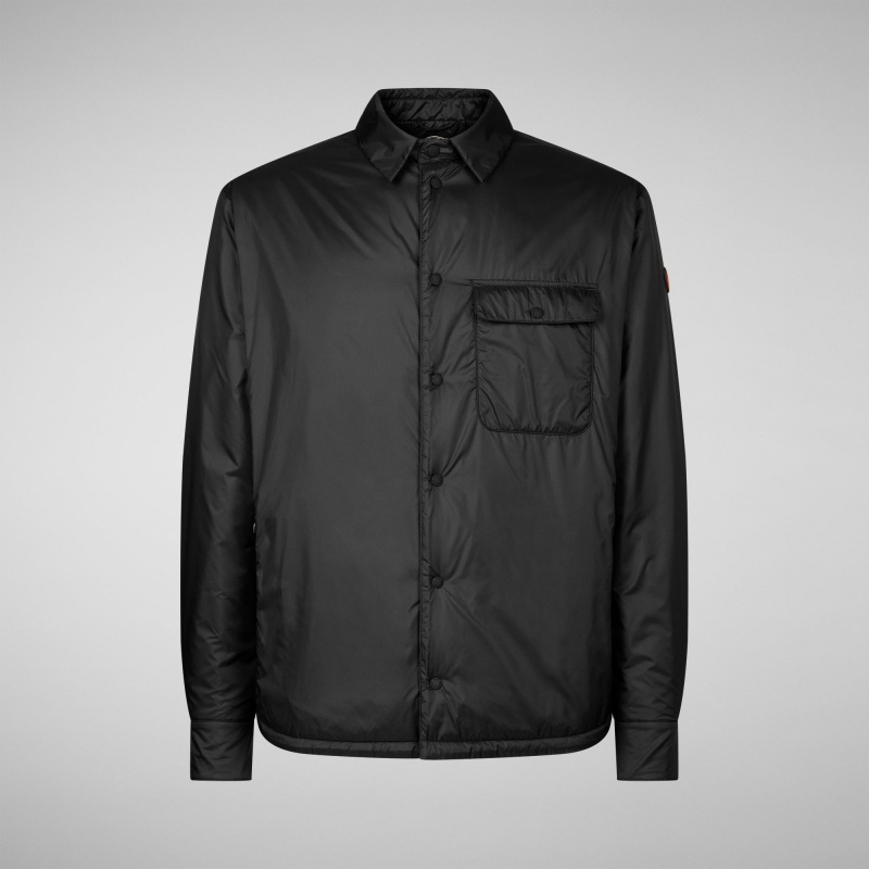 Save The Duck Desmond Shirt Jacket Negras | EFYTZ3087