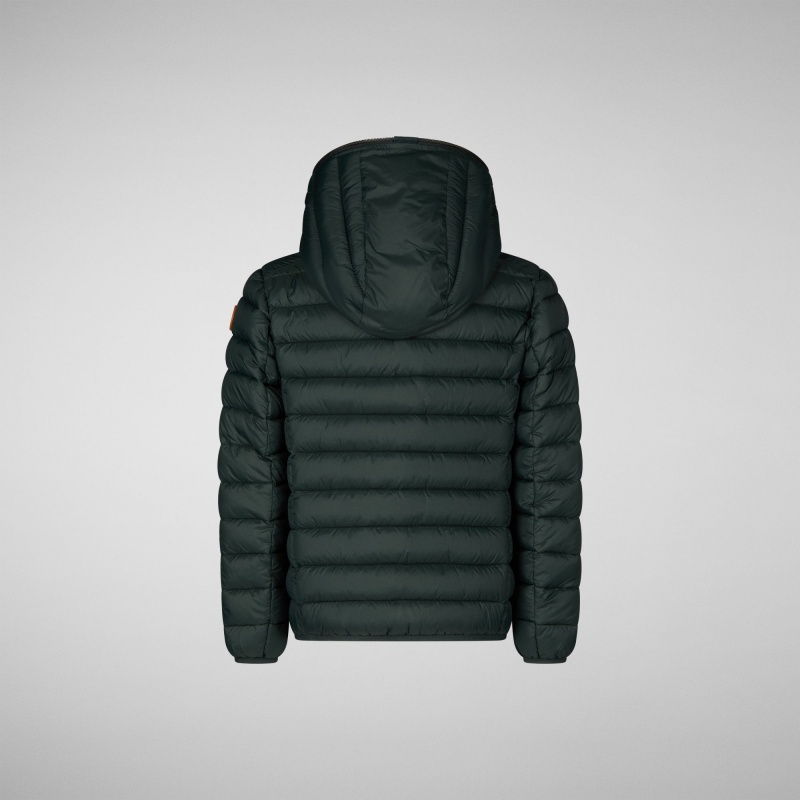Save The Duck Dony Encapuchado Puffer Jacket Verde Negras | PMBNO3526