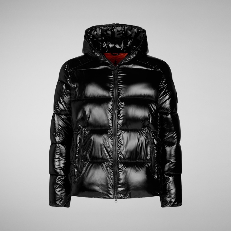 Save The Duck Edgard Encapuchado Puffer Jacket Negras | KDWIX0853