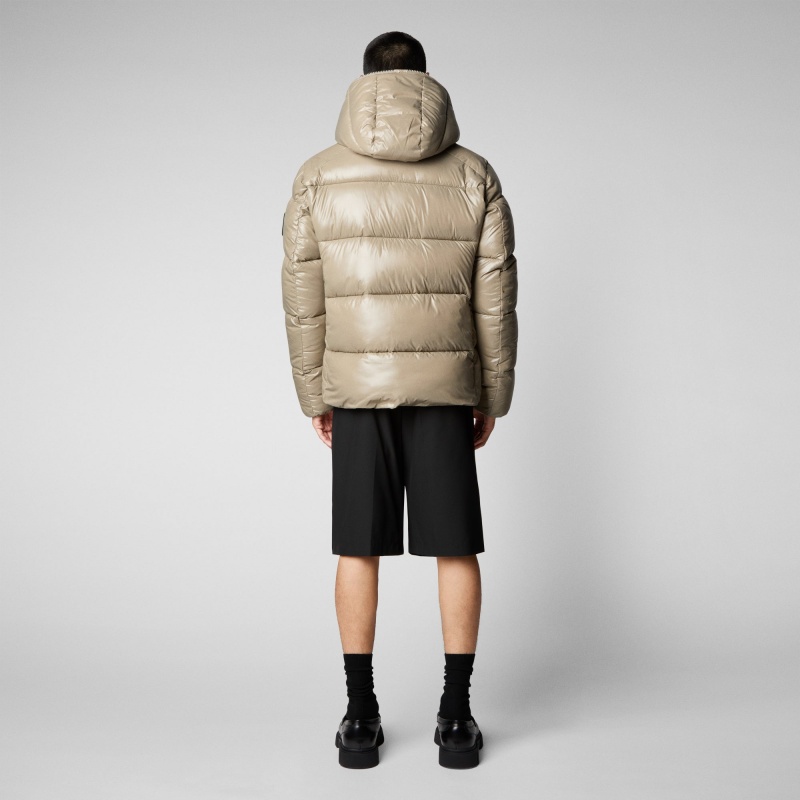 Save The Duck Edgard Encapuchado Puffer Jacket Gris | UPOQE2089