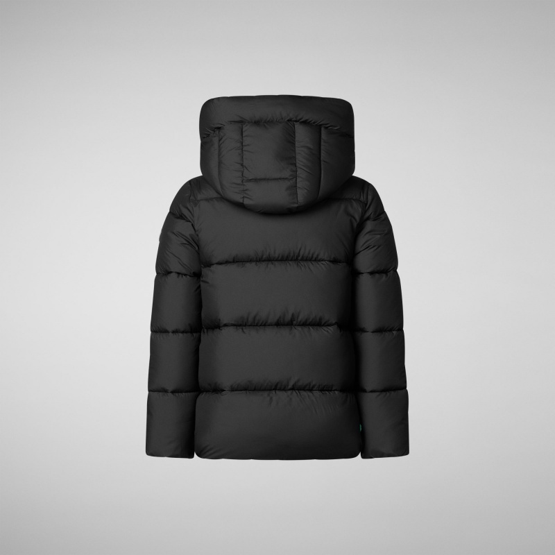 Save The Duck Elm Encapuchado Puffer Jacket Negras | WULRT0486