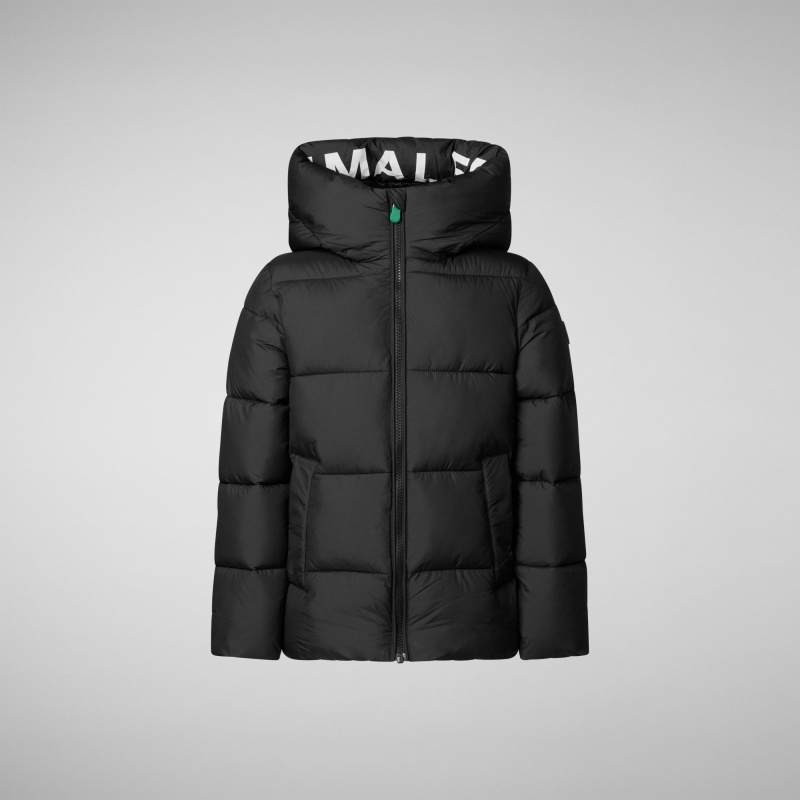 Save The Duck Elm Encapuchado Puffer Jacket Negras | WULRT0486