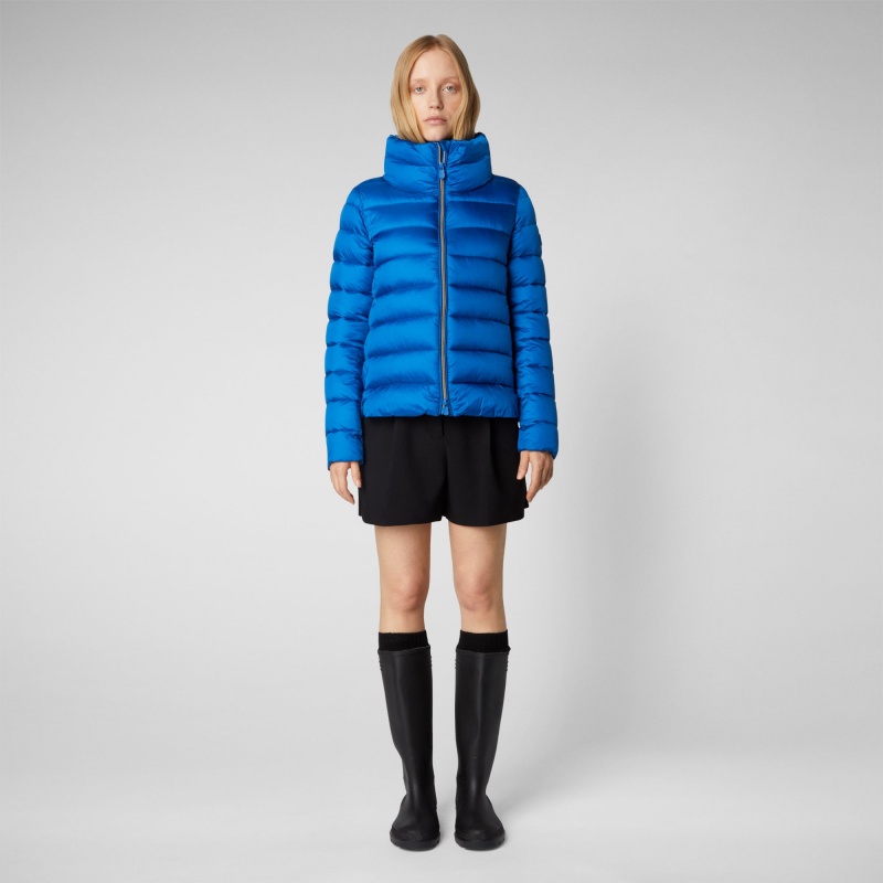 Save The Duck Elsie Puffer Jacket Azules | PMJAW1785