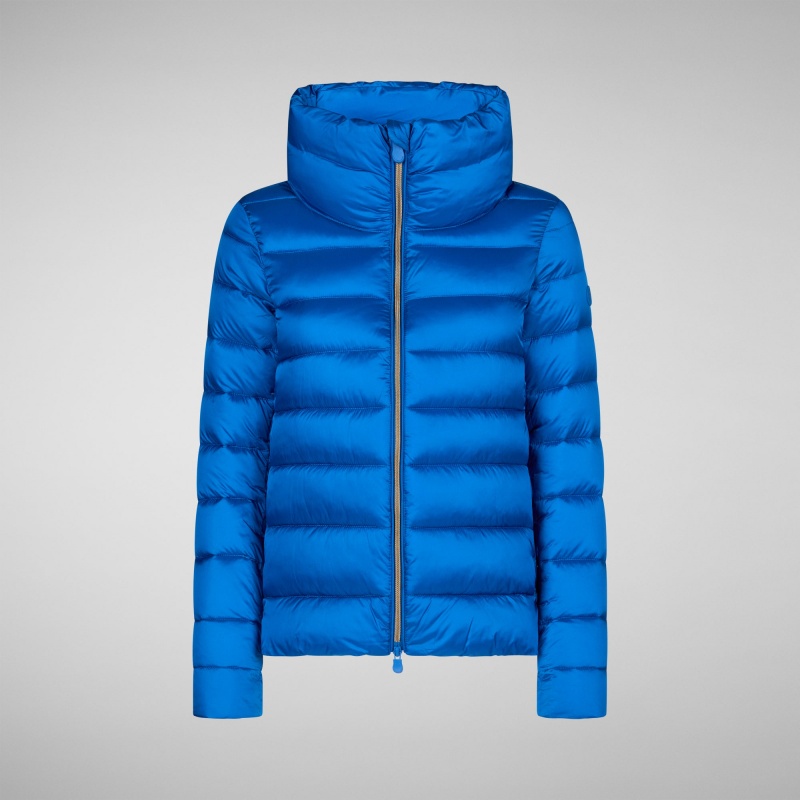 Save The Duck Elsie Puffer Jacket Azules | PMJAW1785