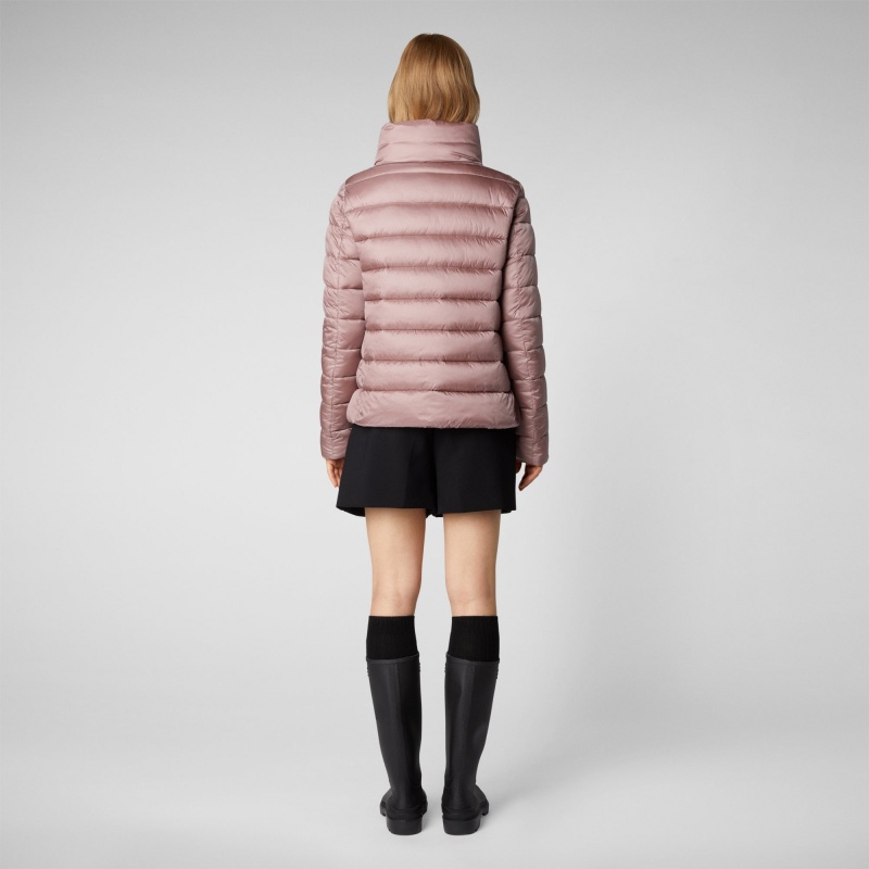 Save The Duck Elsie Puffer Jacket Rosas | FWLES8146