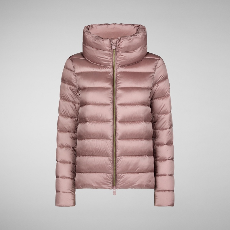 Save The Duck Elsie Puffer Jacket Rosas | FWLES8146