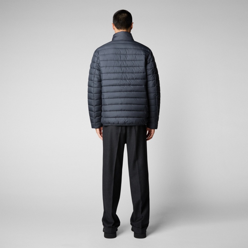 Save The Duck Erion Puffer Jacket Gris Negras | SBICE1482