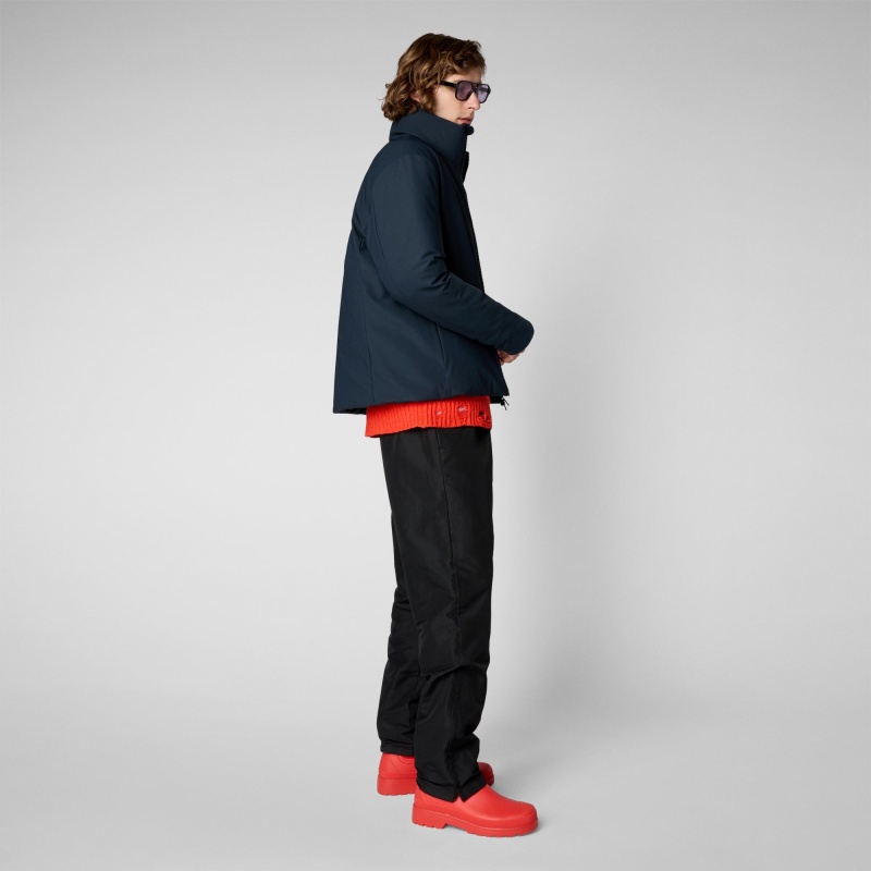 Save The Duck Eurotium Jacket Azules Negras | GDMIL1603