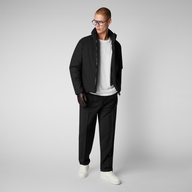 Save The Duck Eurotium Jacket Negras | PVQWN6205