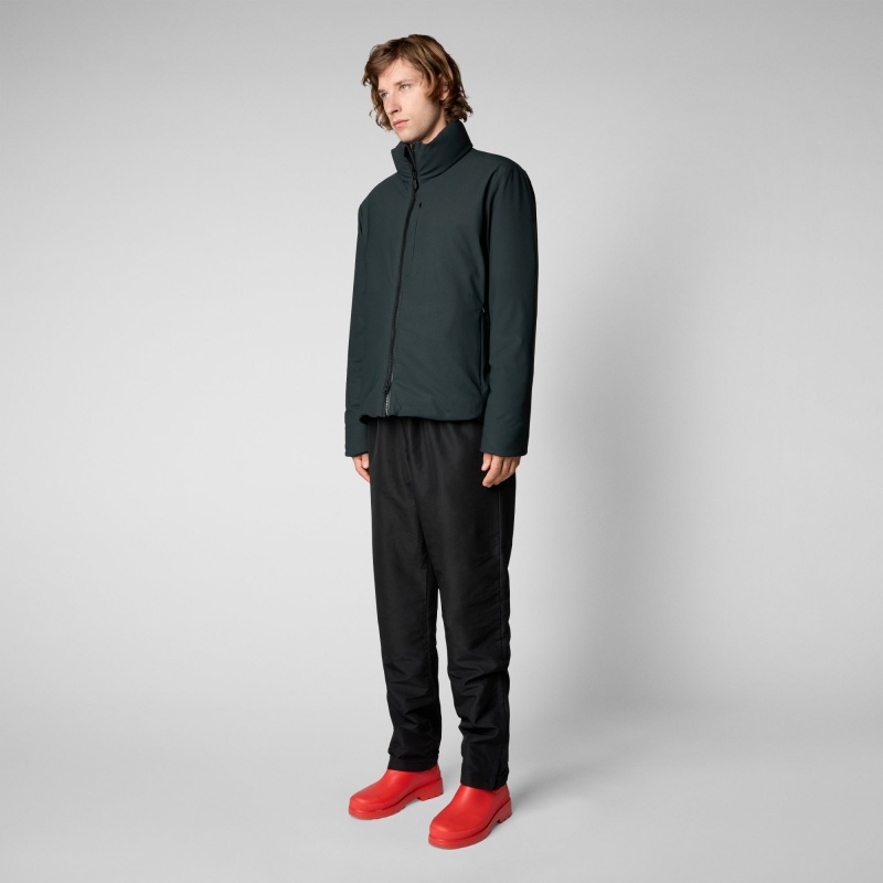 Save The Duck Eurotium Jacket Verde Negras | GBNMQ6314