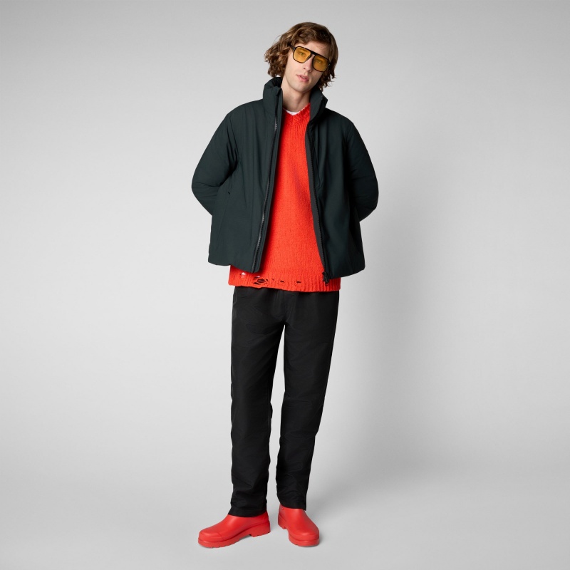 Save The Duck Eurotium Jacket Verde Negras | GBNMQ6314