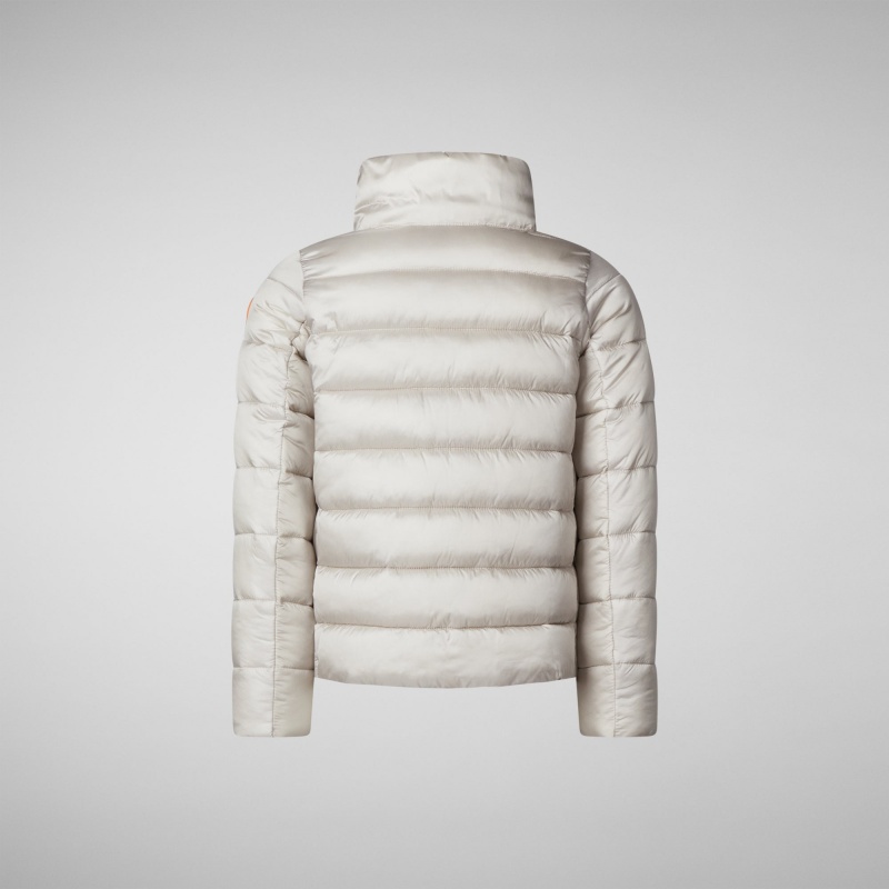 Save The Duck Evie Puffer Jacket Beige | DMLYB4280