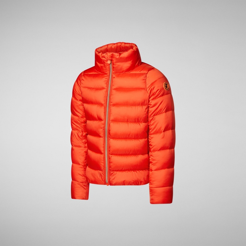 Save The Duck Evie Puffer Jacket Rojas | GBJKR6189