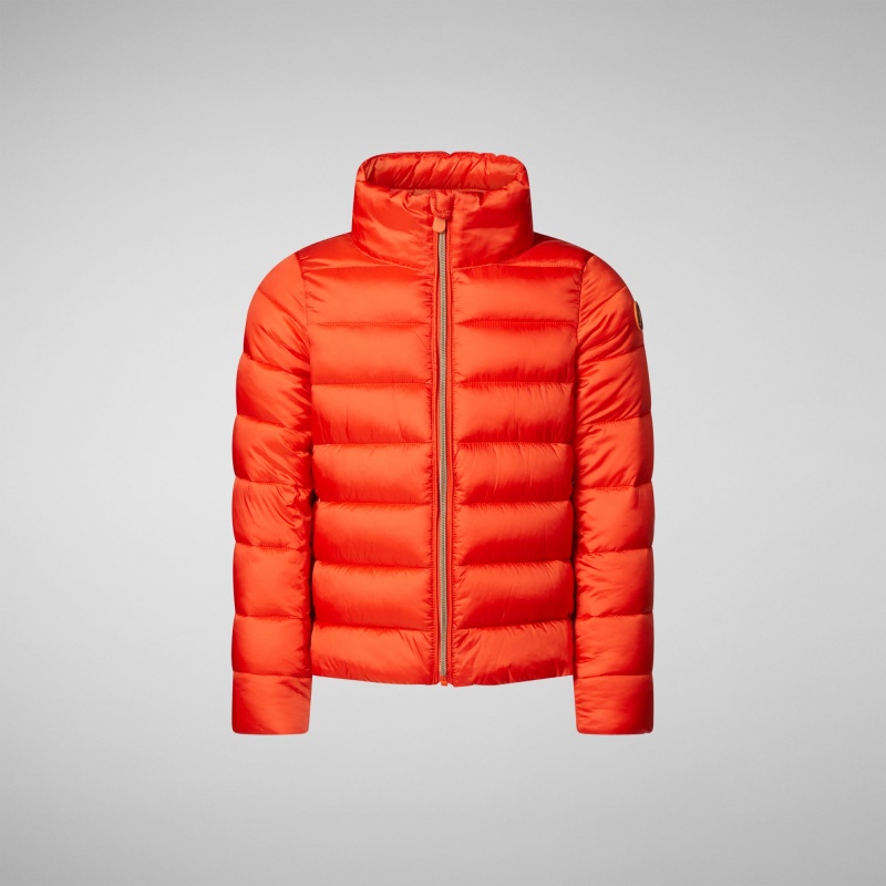 Save The Duck Evie Puffer Jacket Rojas | GBJKR6189