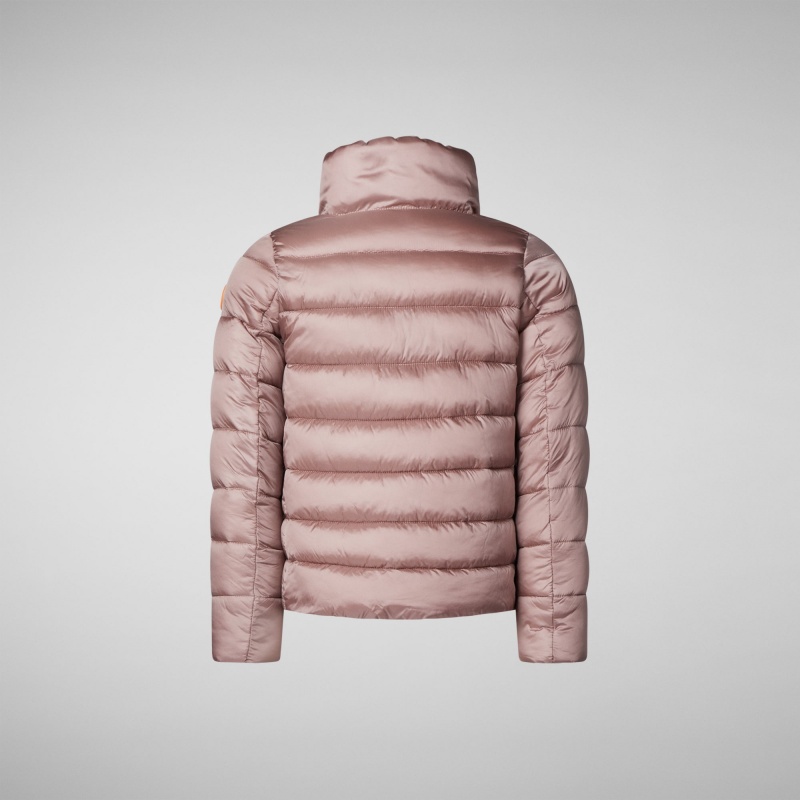 Save The Duck Evie Puffer Jacket Rosas | FWQUI9458