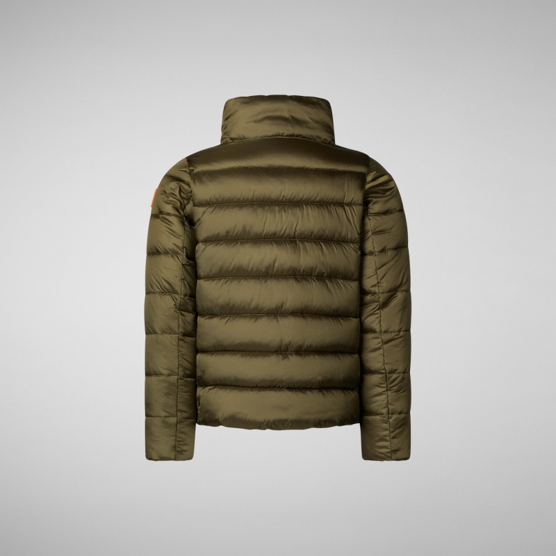 Save The Duck Evie Puffer Jacket Verde | OLPNQ4758