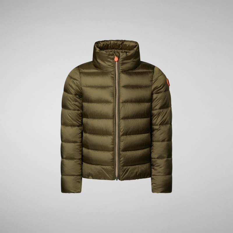 Save The Duck Evie Puffer Jacket Verde | OLPNQ4758
