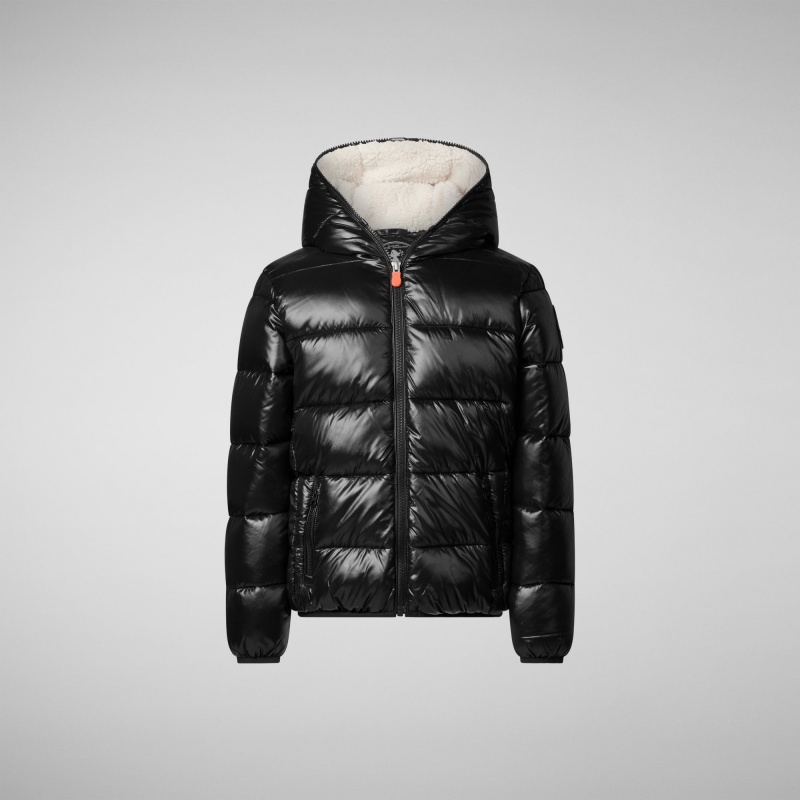 Save The Duck Gavin Encapuchado Puffer Jacket Negras | NDOTP7419