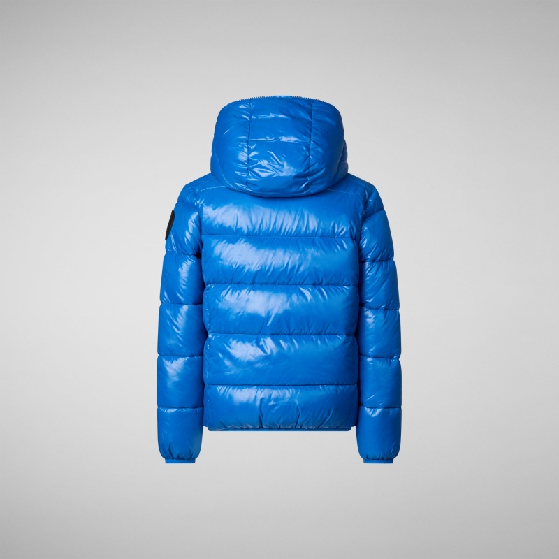 Save The Duck Gavin Encapuchado Puffer Jacket Azules | EDCVN3927