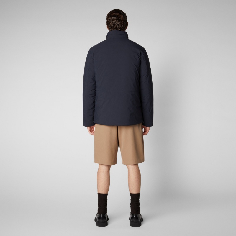 Save The Duck Halim Jacket Azules Negras | BQEJL2657