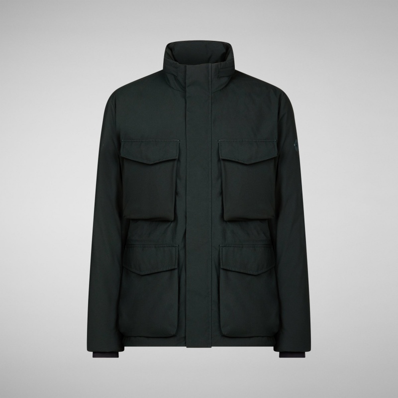 Save The Duck Halim Jacket Verde Negras | TCIHK6524