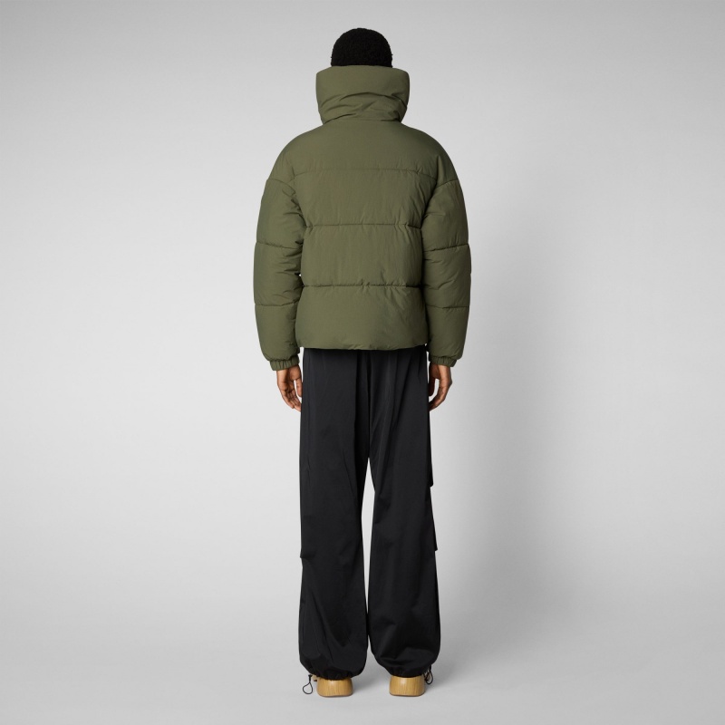 Save The Duck Hina Puffer Jacket Verde | GKIJH0714