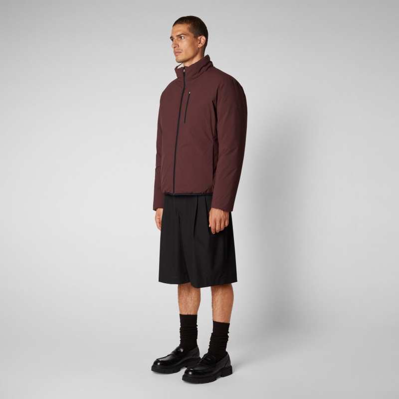 Save The Duck Hyssop Jacket Burdeos Negras | LWYIC0472