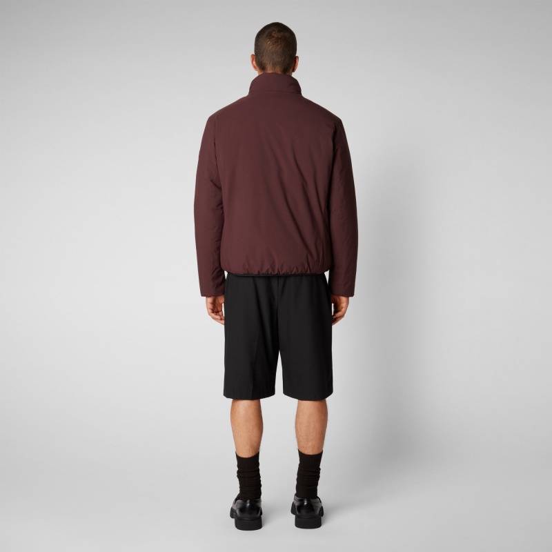 Save The Duck Hyssop Jacket Burdeos Negras | LWYIC0472