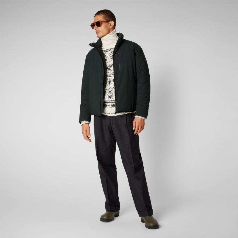 Save The Duck Hyssop Jacket Verde Negras | EAHMD7319